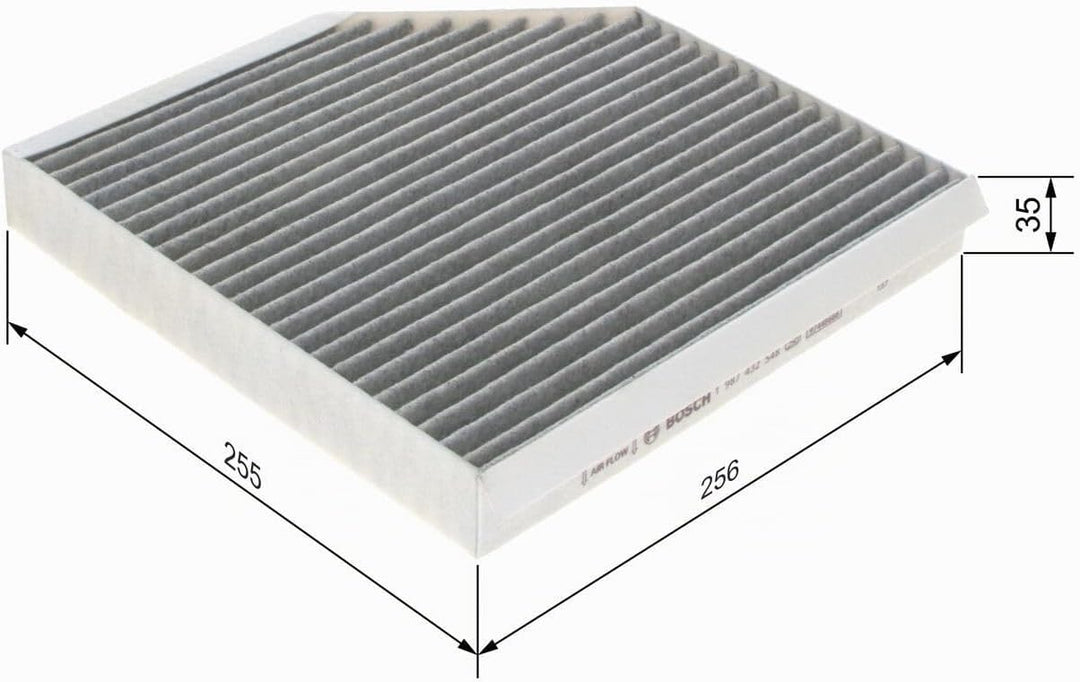 Bosch R2548 - Innenraumfilter mit Aktivkohle, 1 Stück (1er Pack), Innenraumfilter mit Aktivkohle
