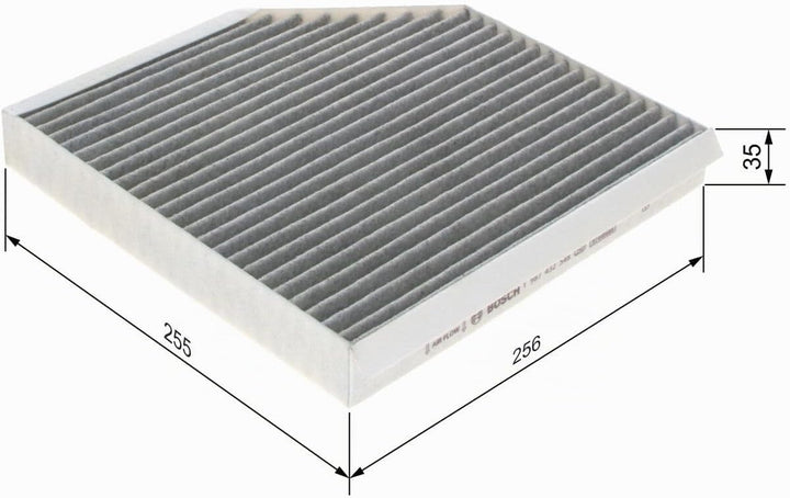 Bosch R2548 - Innenraumfilter mit Aktivkohle, 1 Stück (1er Pack), Innenraumfilter mit Aktivkohle