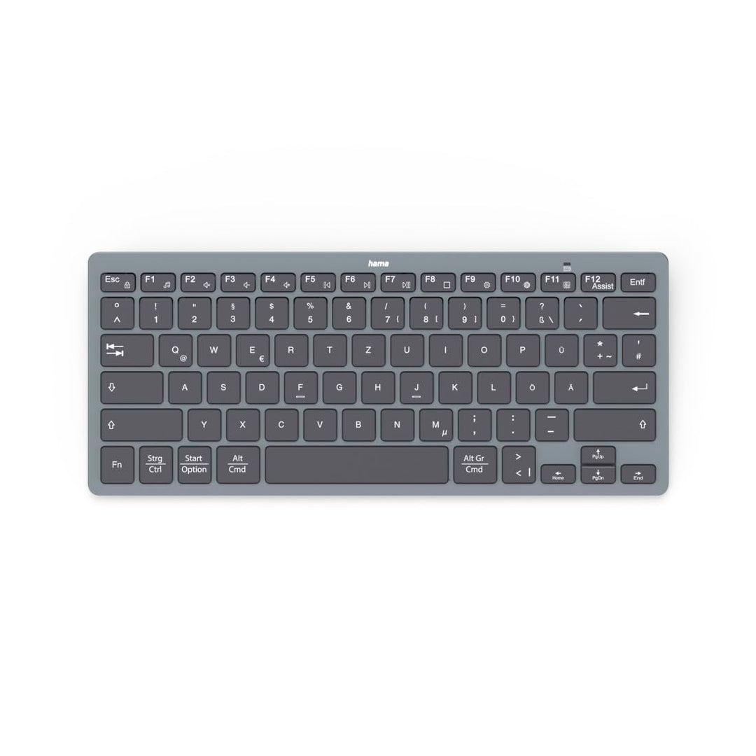 Hama Bluetooth Mini Tastatur Travel 400" für Tablets, kabellose Tastatur, QWERTZ DE Layout schwarz