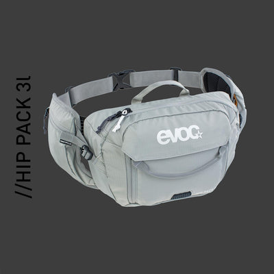 EVOC HIP Pack 3 und HIP Pack PRO 3 Hüfttasche Bauchtasche für Bike-Touren & Trails (3L Fassungsvermö