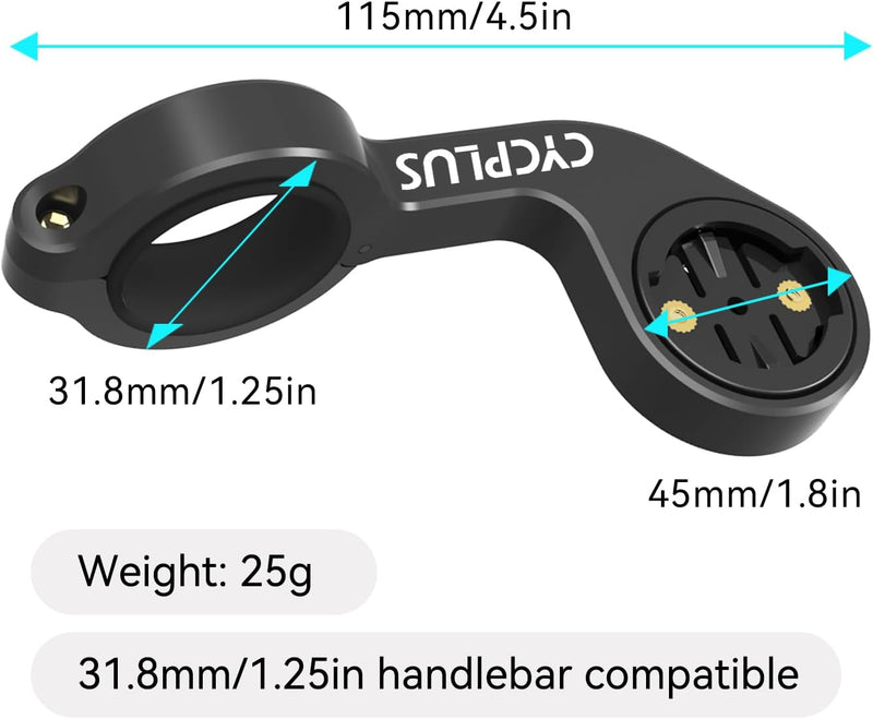 CYCPLUS GPS Fahrradcomputer und Halterung, wasserdichte Fahrradtacho und Kilometerzähler, ANT+ Draht