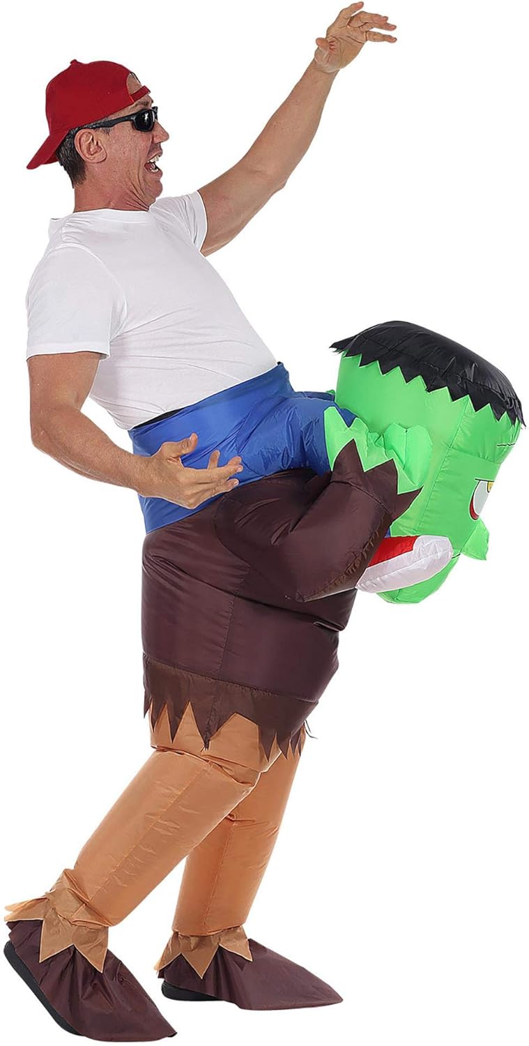"MONSTER RIDER" (airblown inflatable costume) (4 x AA batteries not included) - (One Size Fits Most