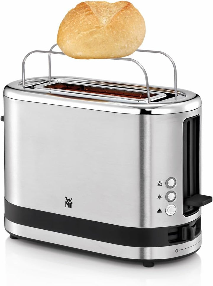 WMF Küchenminis 1-Scheiben Toaster Langschlitz XXl-Toast Brötchenaufsatz 7 Bräunungsstufen Überhitzu