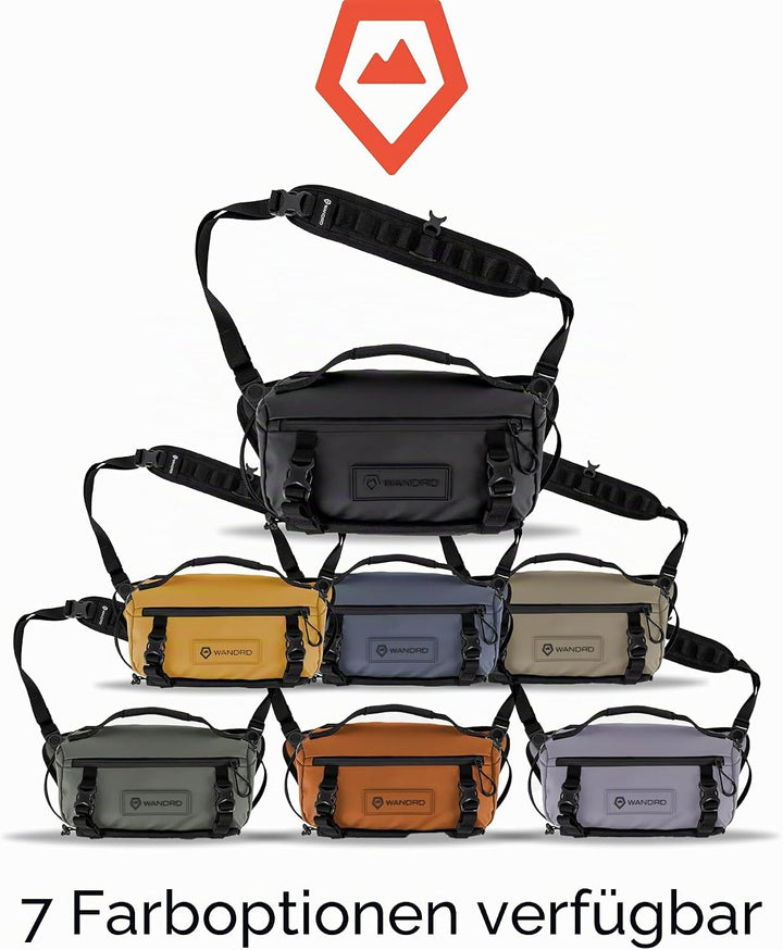 WANDRD Rogue Sling 0Y-784H-R8U9 Tasche mit 9 l Fassungsvermögen, leicht, wetterbeständig, für den tä