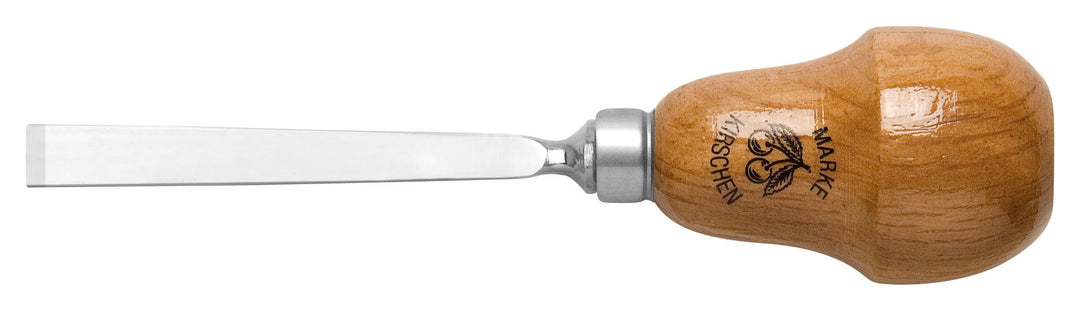"KIRSCHEN" Werkzeuge 5601002 | Kerbschnitzbeitel mit Birnenheft Stich 1, gerade - 2mm, 2mm