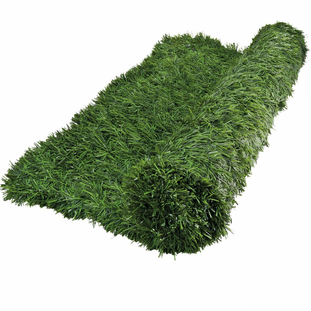 WerkaPro 11099 Künstliche Hecke, 1,2 x 3 m, UV-behandelt, grün, 1,2 x 3 m