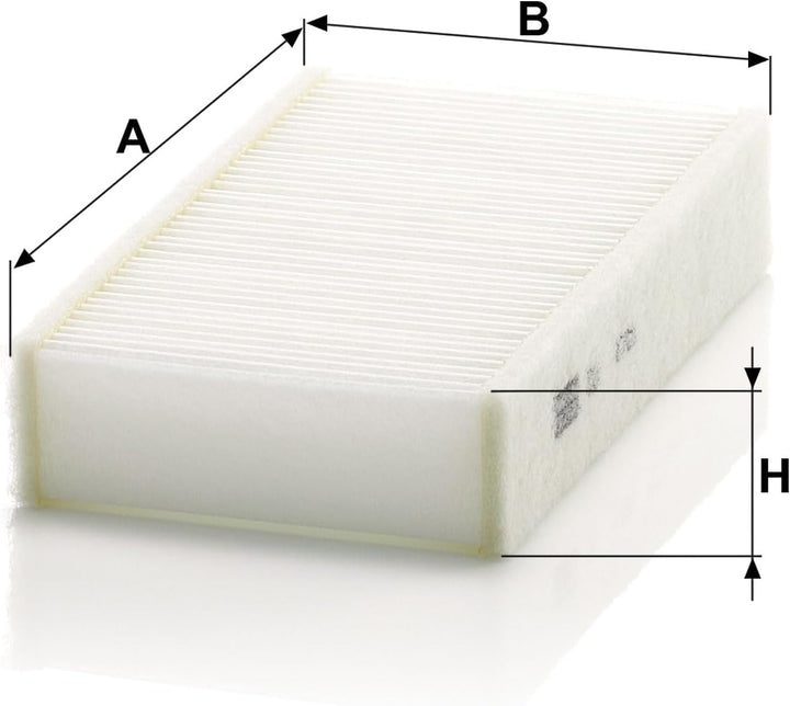 MANN-FILTER CU 1721-2 Innenraumfilter – Kabinenluftfilter Satz (2er Set) – Für PKW