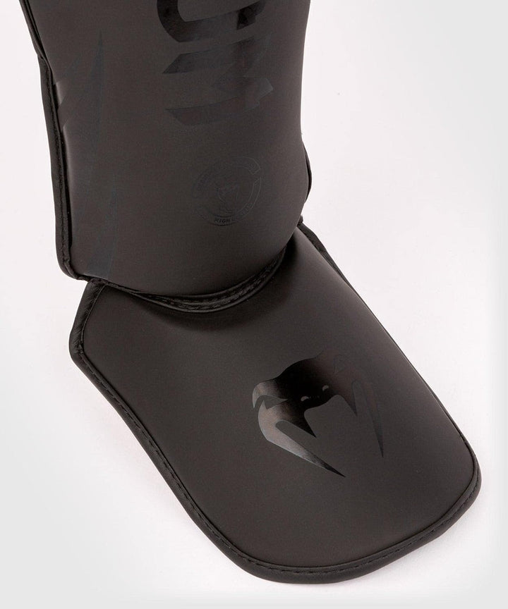 Venum Challenger Kids Schienbeinschutz, Unisex, Schwarz/Schwarz, M