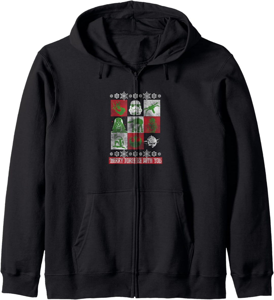 Star Wars Force Be With You Christmas Kapuzenjacke