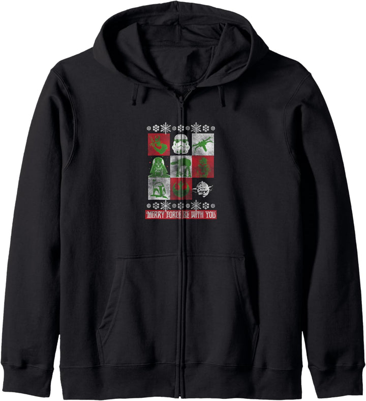 Star Wars Force Be With You Christmas Kapuzenjacke