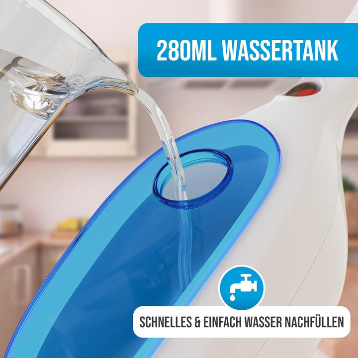 Strex 12 in 1 Dampfreiniger - Teppichreiniger/Fleckenreiniger - hygienische Bodenreinigung von gross