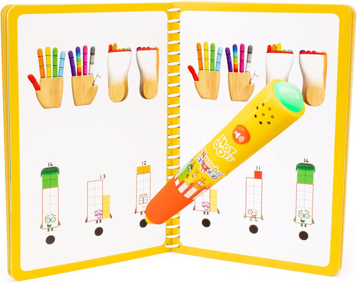 Learning Resources Hot Dots Numberblocks 11-20 Aktivitätsbuch mit interaktivem Stift, über 60 Aktivi