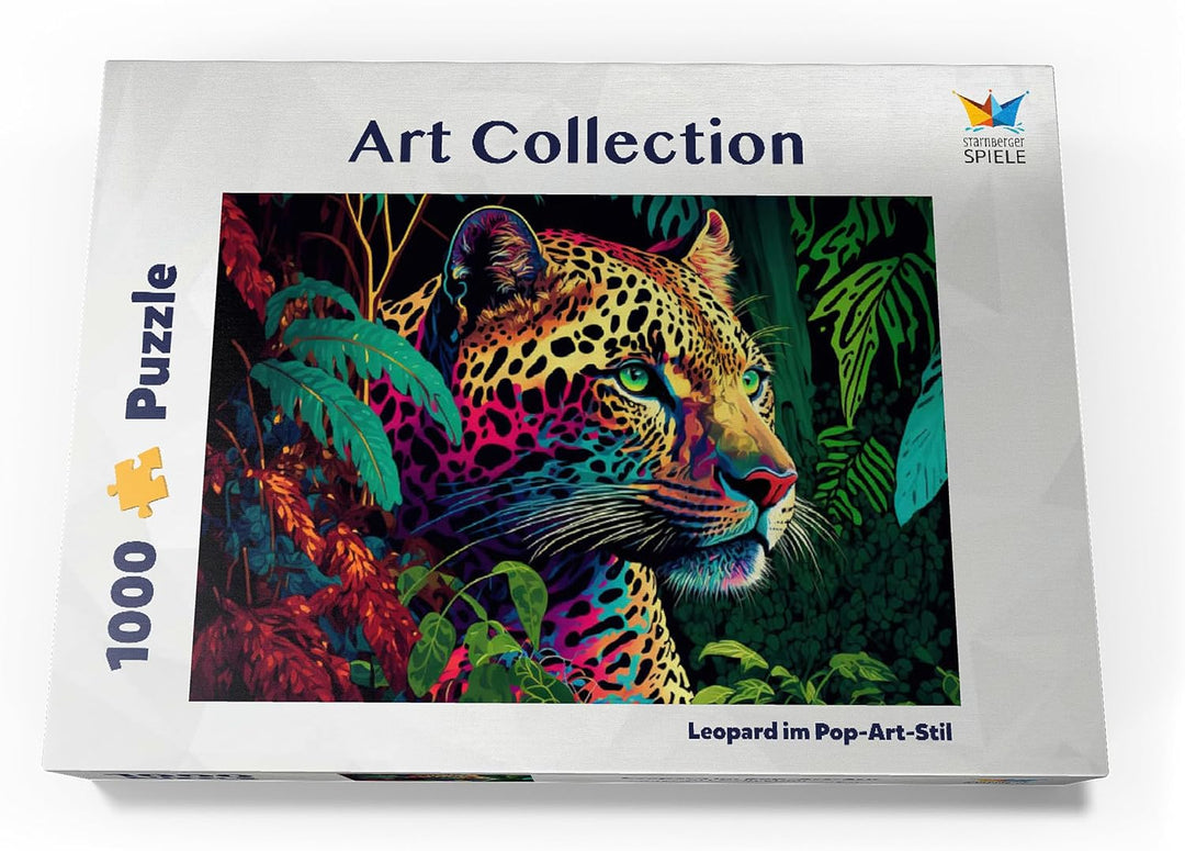 Leopard im Pop-Art-Stil - Premium 1000 Teile Puzzle - MyPuzzle Sonderkollektion von Starnberger Spie