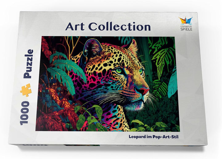 Leopard im Pop-Art-Stil - Premium 1000 Teile Puzzle - MyPuzzle Sonderkollektion von Starnberger Spie