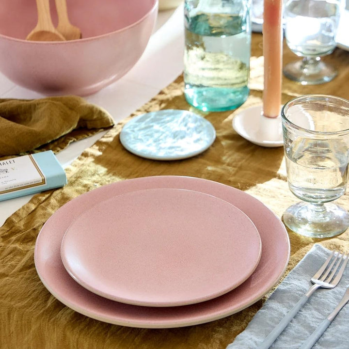 Costa Nova Frühstücksteller/Dessertteller Arenito Mauve Rose ø 22 cm - 6 Stück