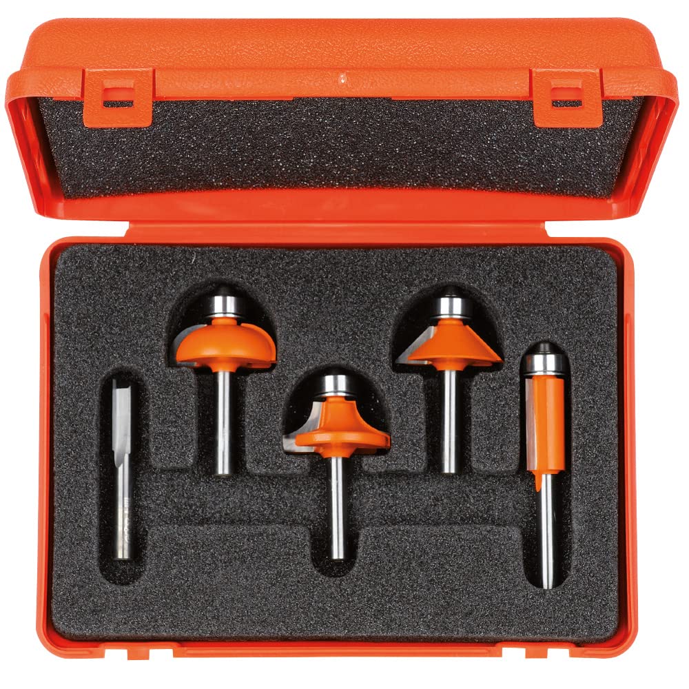 CMT 700.005.03 - Estuche 5 fresas rectas y perf. s=6 hw dx
