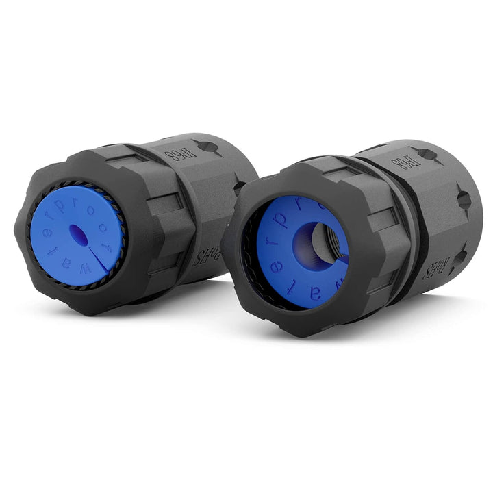 hb-digital 2X LSA Netzwerkkabel Verbinder CAT. 7 Outdoor IP68 Wasserdicht Ethernet Kupplung Verlegek