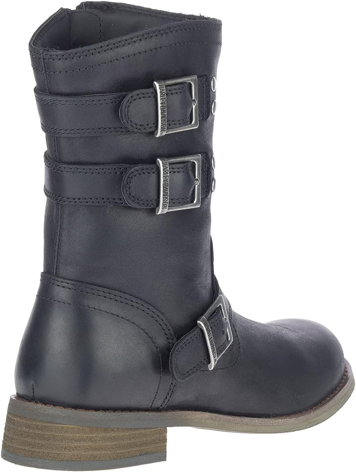 Harley-Davidson Dorilee Motorradstiefel für Damen, 17,8 cm 38.5 EU Schwarz, 38.5 EU Schwarz
