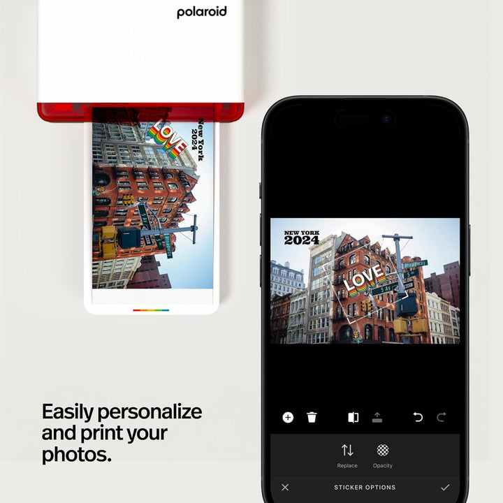 Polaroid - Everything Box Hi Print 4x6 - Bluetooth-Fotodrucker (Drucker + Papierkartusche)