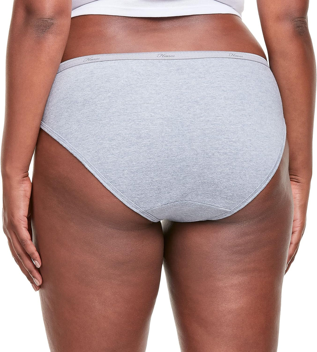 Hanes Women's 6-Pack No Ride Up Cotton Bikini Panty, Assorted, 5