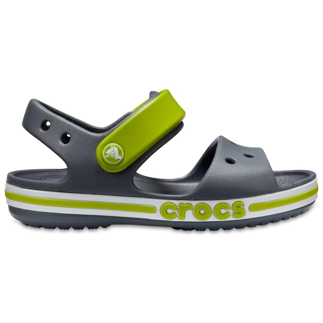 Crocs Bayaband Unisex Children's Sandal K Leisure Flip Flops Sportswear 19/20 EU Charcoal, 19/20 EU