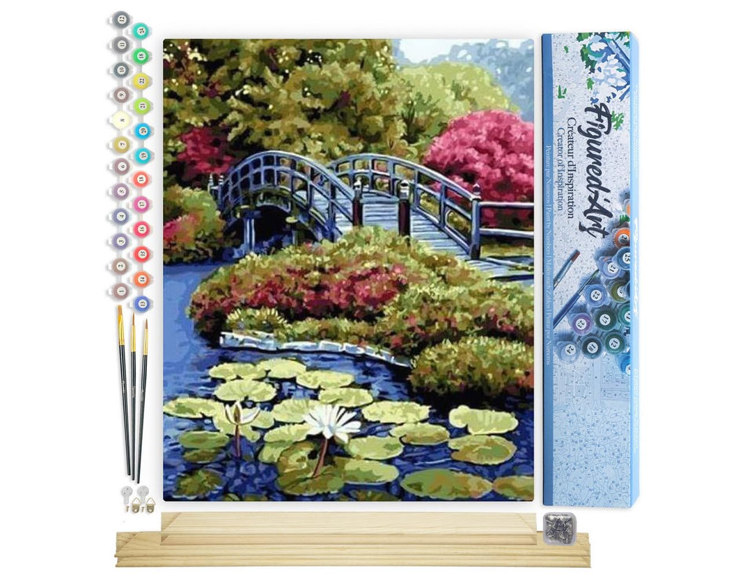 Figured'Art Malen Nach Zahlen Erwachsene Mit Rahmen Die Nihonbashi Brücke in Japan - Paint by Number