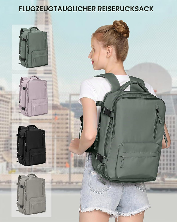 SZLX Vakuum Rucksack mit pumpe Ryanair Handgepäck 40x30x20 Damen Wizzair Handgepäck 40x30x20 Vakuum