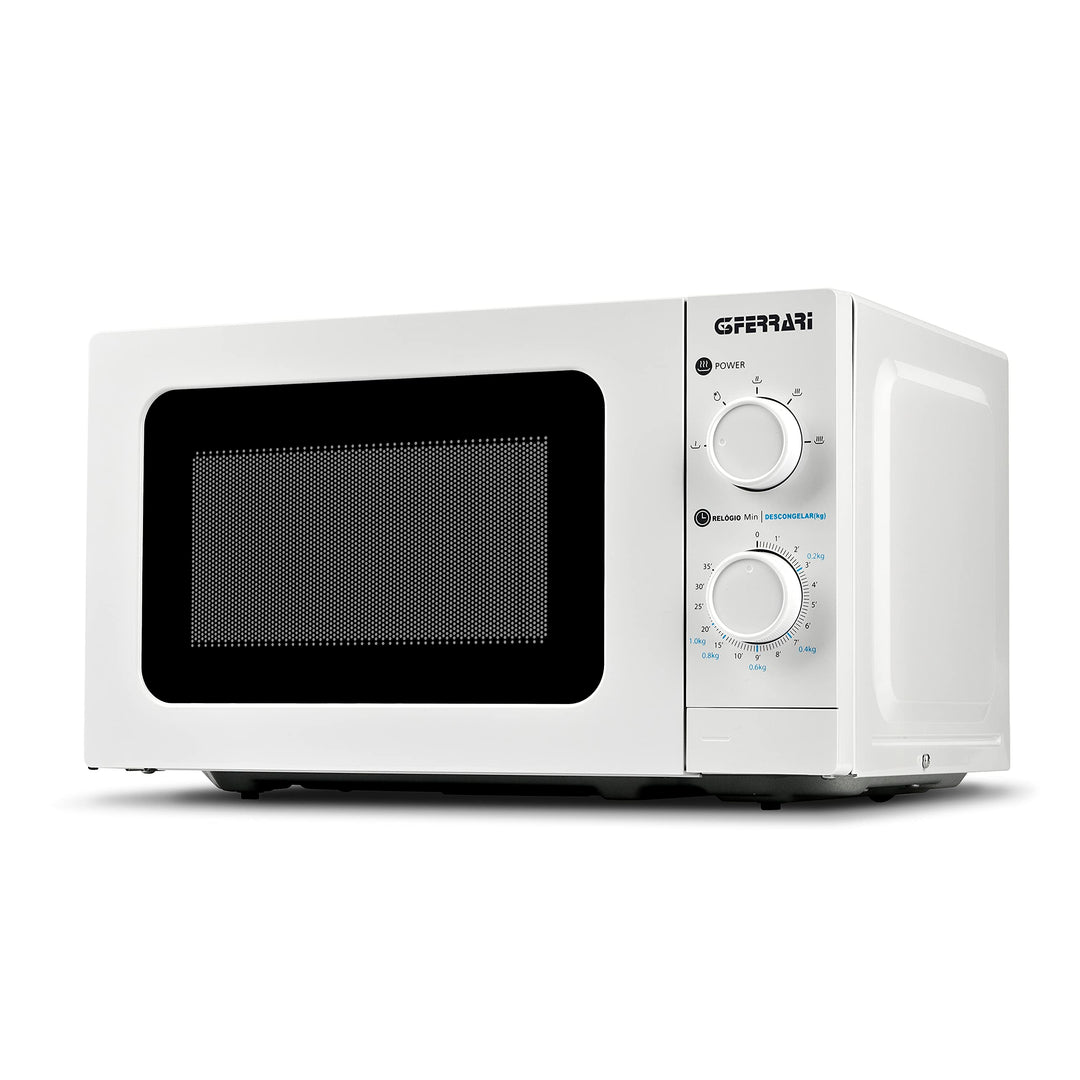G3 Ferrari G10172 Mikrowelle Otello, 20 Liter, 700W, 35-Minuten-Timer, Innenbeleuchtung, inkl. Zubeh