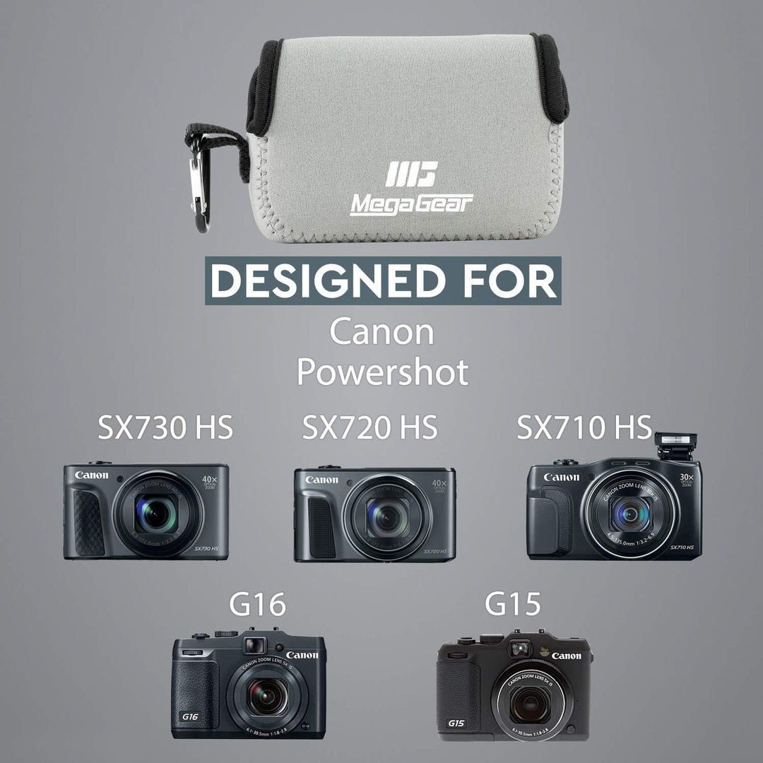 MegaGear MG1246 Canon PowerShot SX740 HS, SX730 HS, SX720 HS, SX710 HS, G16, G15 Ultraleichte Kamera
