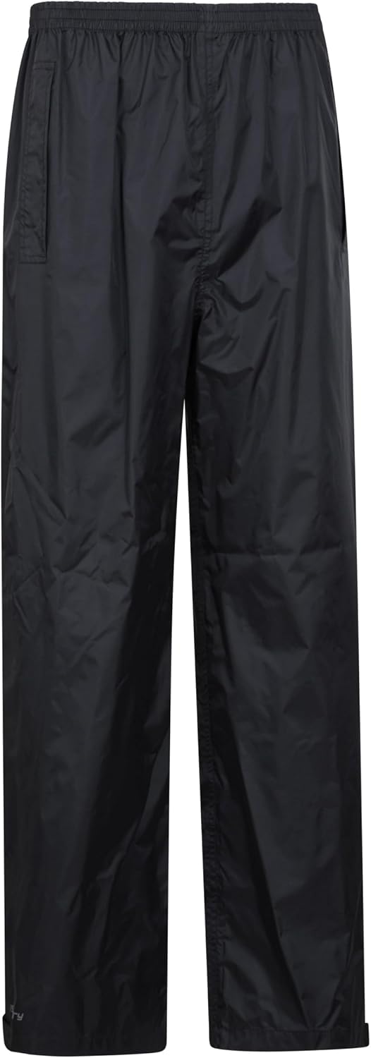 Mountain Warehouse Pakka wasserdichte Überziehhose für Herren - Schnell trocknende Regenüberhose für