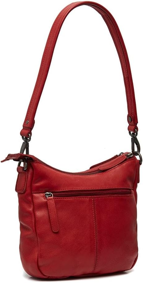 The Chesterfield Brand Caroline Schultertasche Leder 23 cm Rot Einheitsgrösse, Rot Einheitsgrösse