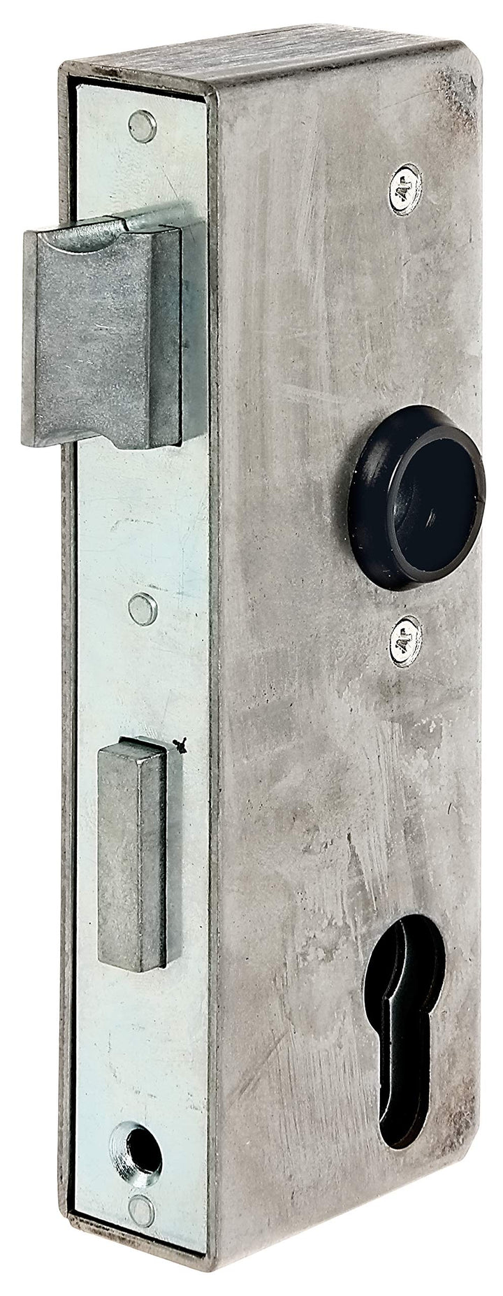Alberts 413354 Schlosskasten | mit verzinktem Schloss | Stahl | Dornmass 40 mm | 170 x 60 x 30 mm