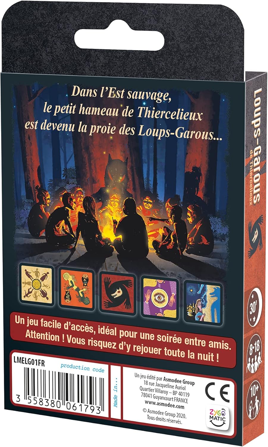 ASMODEE France Action Card Games and Accessories, Multicolor - Französische Sprache