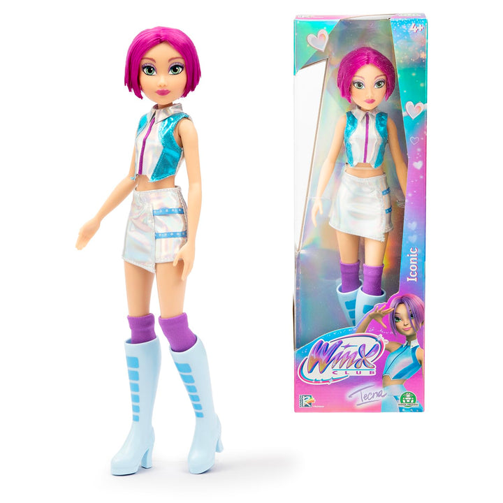 Winx Iconic Doll – Tecna with Signature Outfit & Articulated Joints – Classic 27cm Fashion Doll with