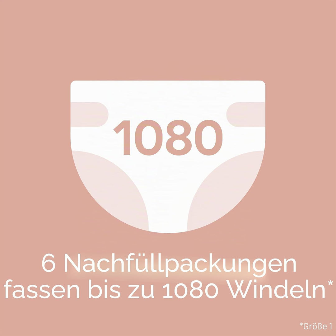 Angelcare Nachfüllkassette für Windeleimer Dress-Up und Classic XL 6er Pack