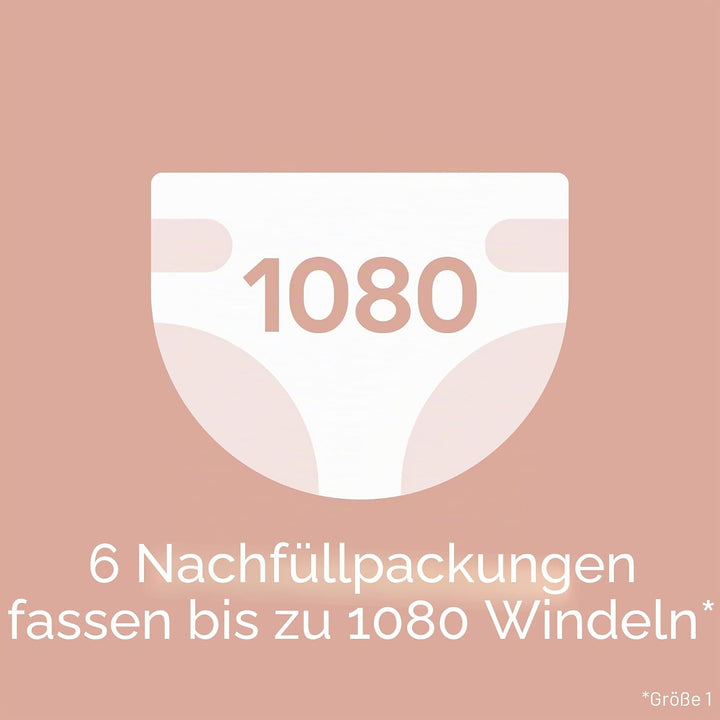 Angelcare Nachfüllkassette für Windeleimer Dress-Up und Classic XL 6er Pack