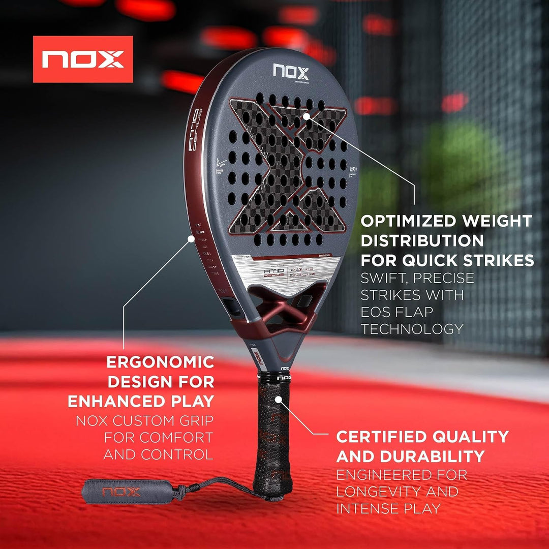 Nox At10 Genius 12k by Agustin Tapia Padel Racket 360-375 gr