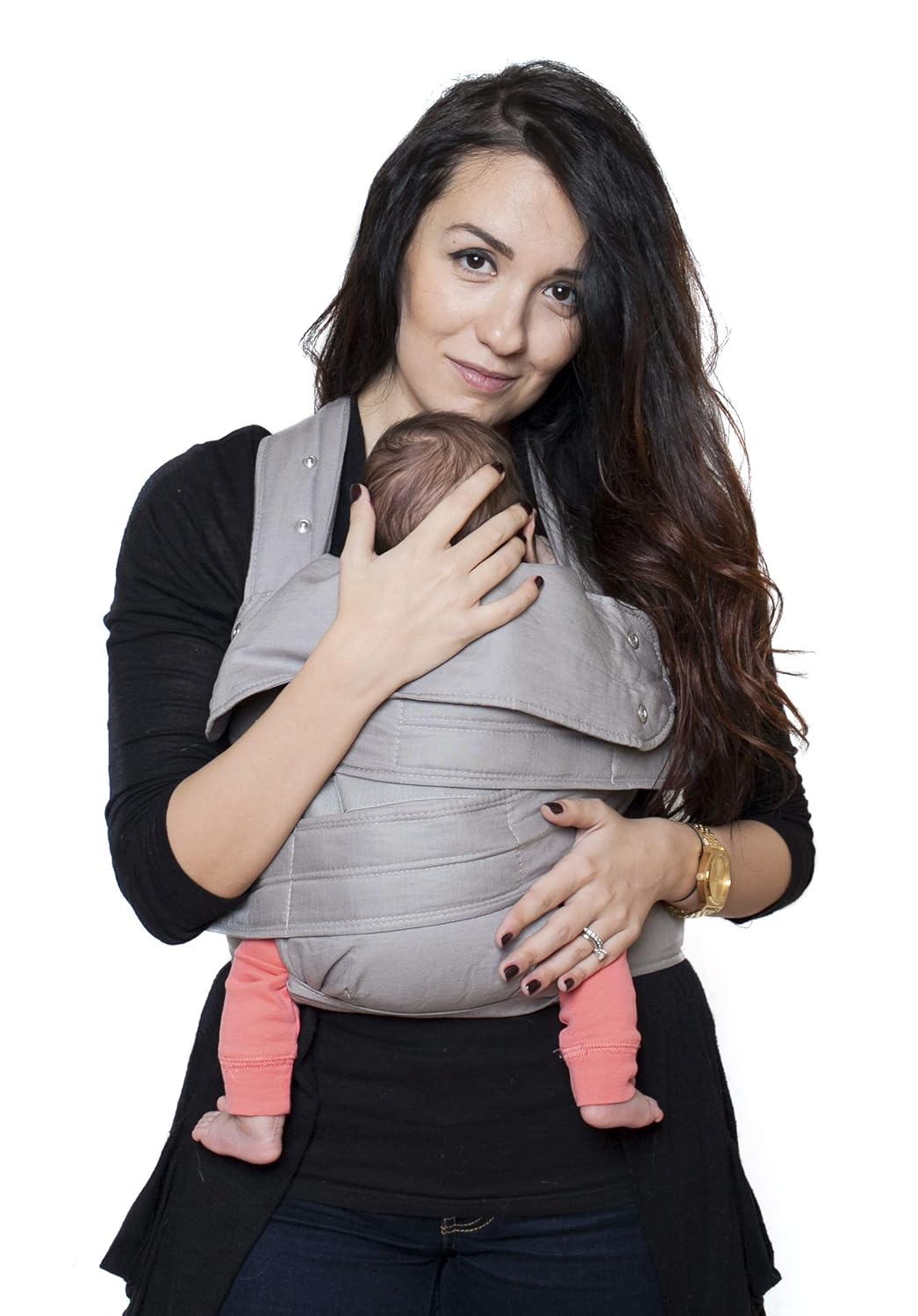 marsupi Babytrage und Neugeborenen-Trage, leichte und kompakte Babytrage mit stabilem Klettverschlus