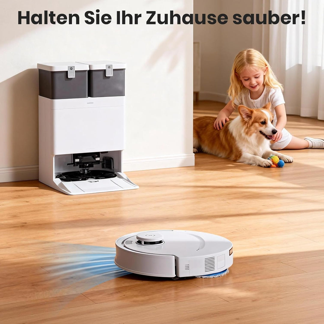 25 Stück Ersatzteil Zubehör für Ecovacs Deebot T30C Omni / T30C Saugroboter, 2 Hauptbürste, 6 Wischt