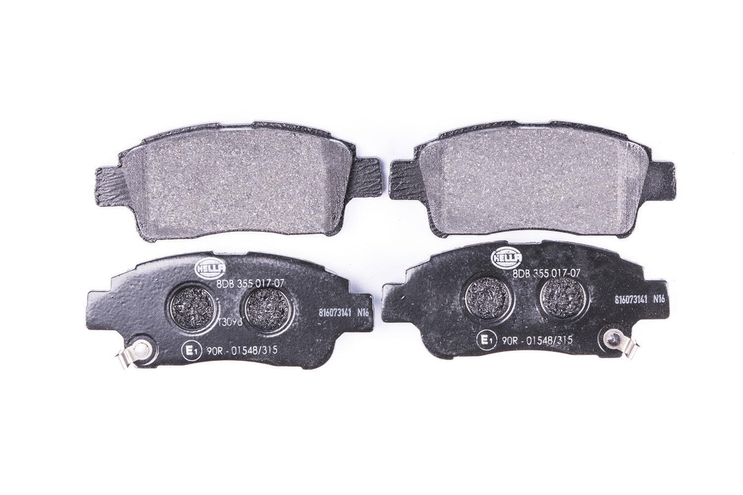 HELLA PAGID 8DB 355 017-071 Bremsbelagsatz - T3098 - Dicke/Stärke: 16.5mm - Bremssystem: Akebono - m