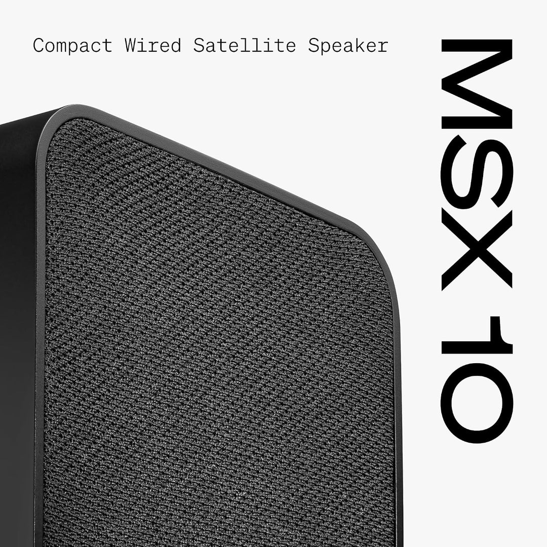 Cambridge Audio MSX 10 – Ultra-kompakte kabelgebundene Satellitenlautsprecher für Regal &amp; Desktop, B