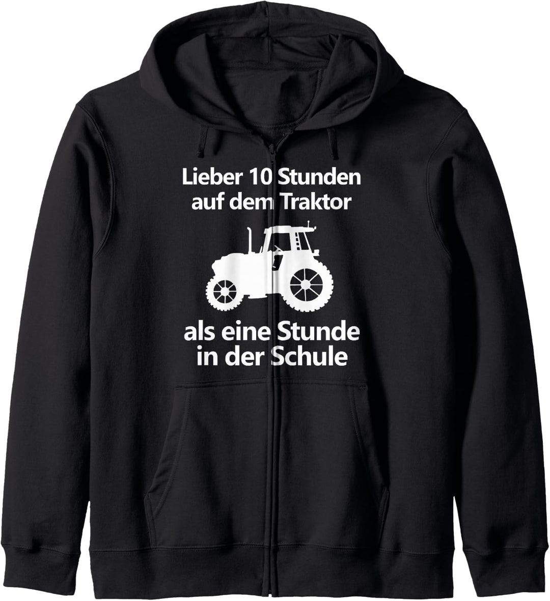 Landwirt Bauer Landwirtschaft Trecker Traktor Schule Kinder Kapuzenjacke