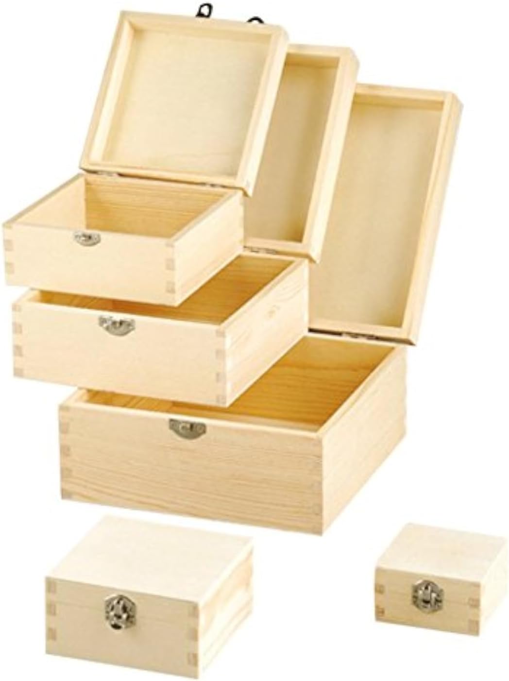 efco Holzkisten, Holz, Braun, 19x19x10 cm, 6