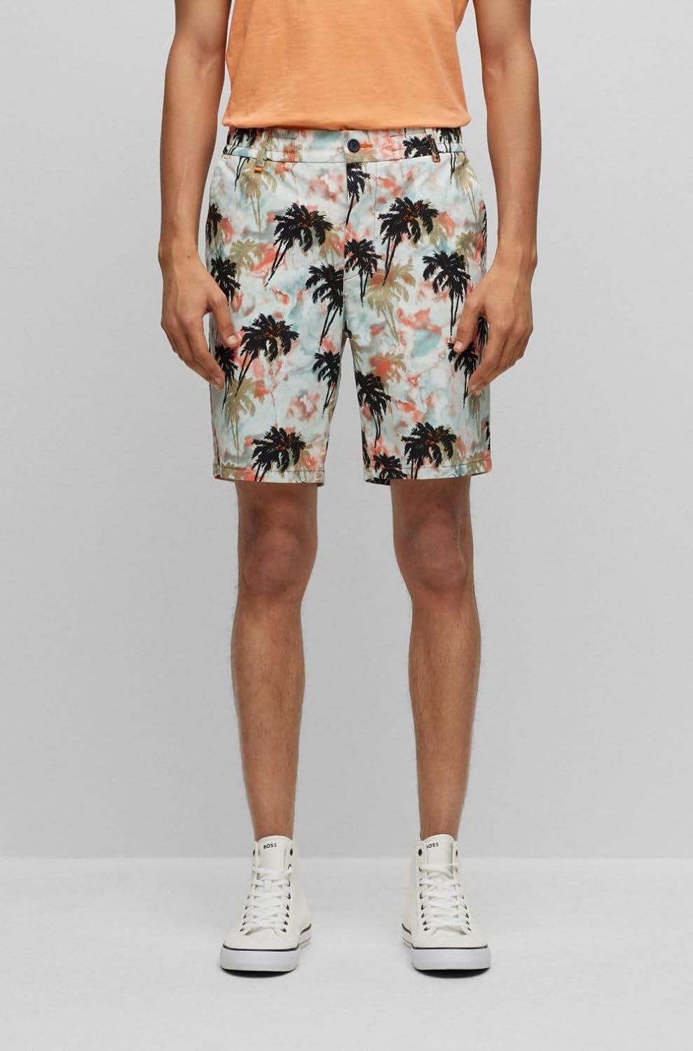 BOSS Herren Taber Shorts Flat Packed 44 Open Blue462, 44 Open Blue462