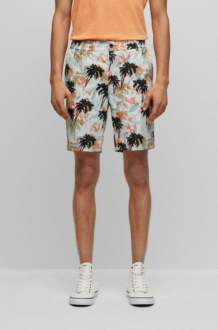 BOSS Herren Taber Shorts Flat Packed 44 Open Blue462, 44 Open Blue462