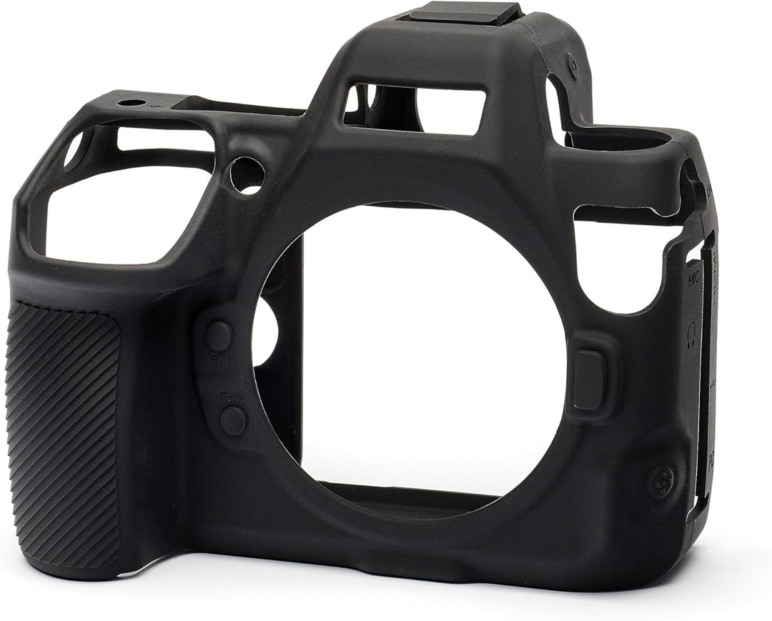 easyCover Silikon-Schutzhülle Kompatibel mit Nikon Z8 Mirrorless Camera. Schwarzes Schutzgehäuse., S