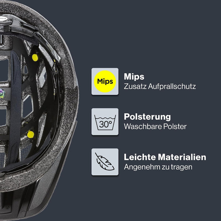 uvex i-vo cc MIPS - Leichter Allround-Helm für Damen und Herren - MIPS-Sysytem - erweiterbar mit LED