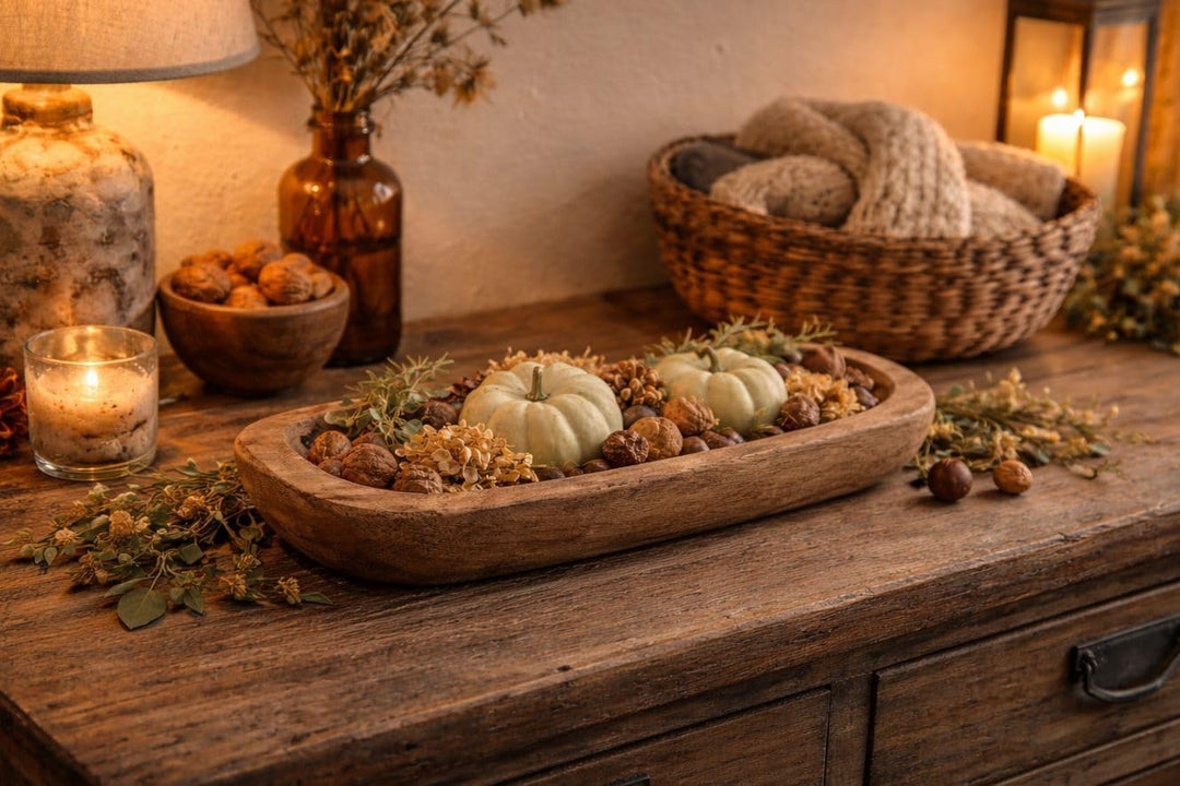 Windalf Lange Teakholzschale LIA 39 cm Obst & Antipasti Schale Längliche Brotschale Handarbeit aus W