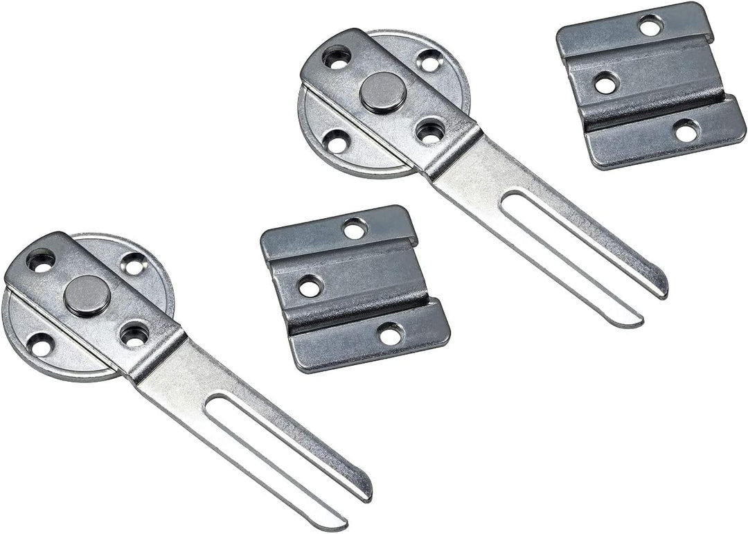 Gedotec Möbelverbinder Metall | 2 Stück - Tischplatten-Verbinder trennbar zum Anschrauben - TAVO | A