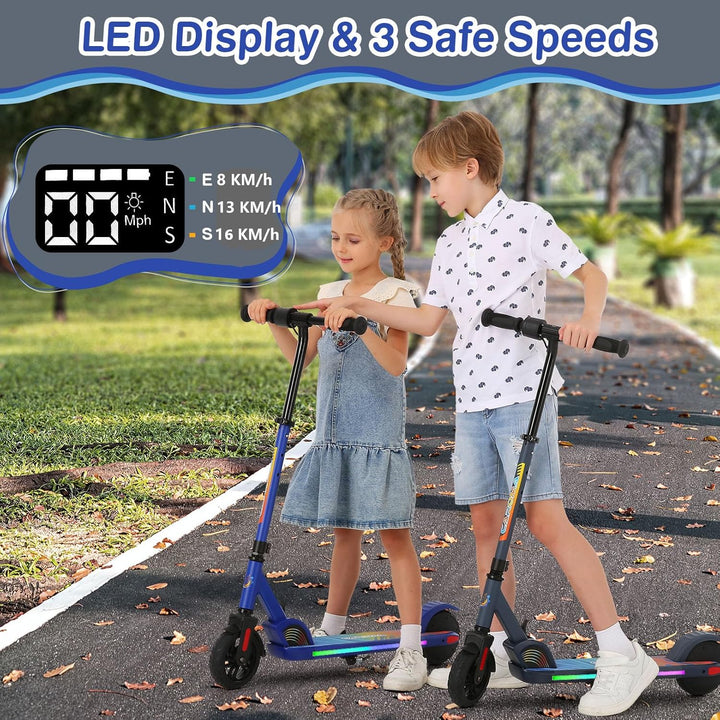 Caroma E Scooter Kinder von 8-12 Jahren, 180W Motor, bis zu 16 km/h & 8 km, Elektroroller Kinder mit
